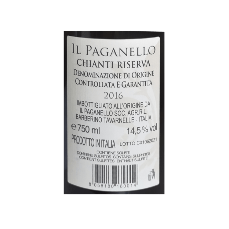 il Paganello Chianti Riserva Achter